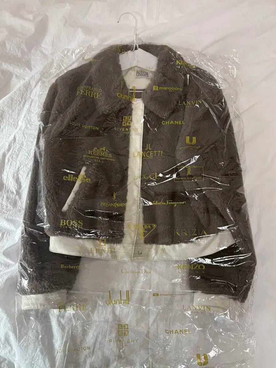 マリテフランソワジルボー コラボ ファージャケット グレー 状態良し