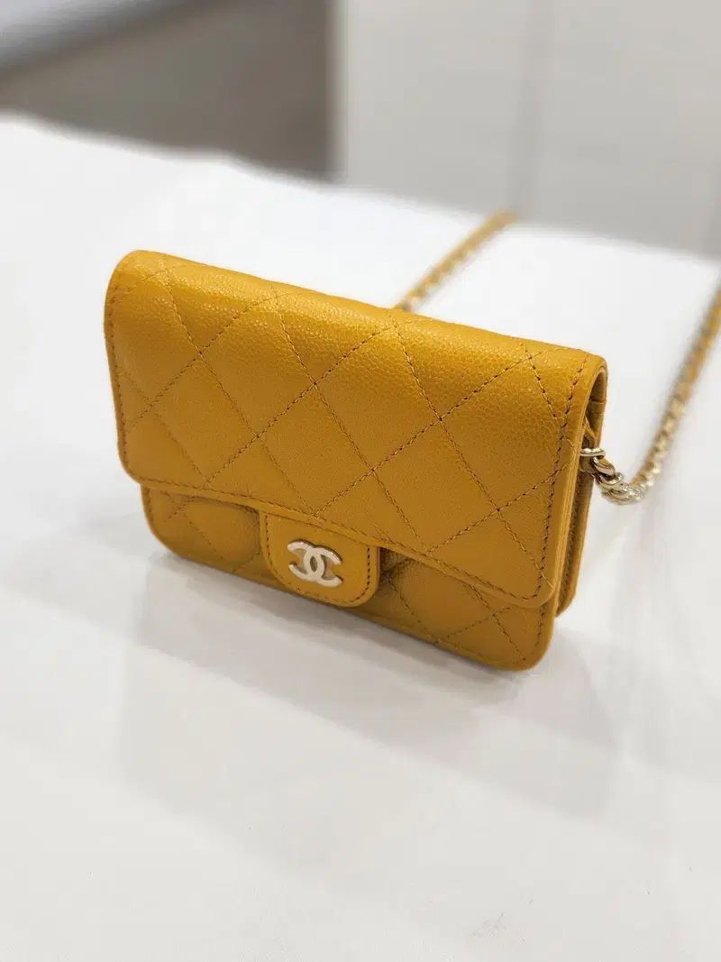 CHANEL Classic キャビア シルバー ミニ しゅごキャラ! 財布 付きチップ AP2727 DECORATOM_COM_BR