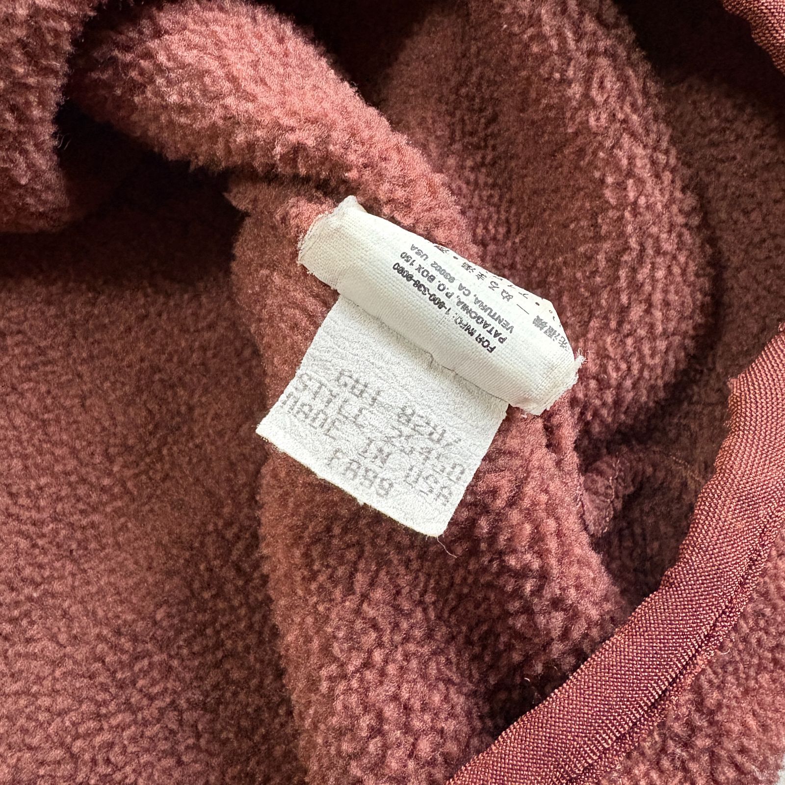 90s 1999年 USA製 patagonia Synchilla Snap T Pullover 【 brown 