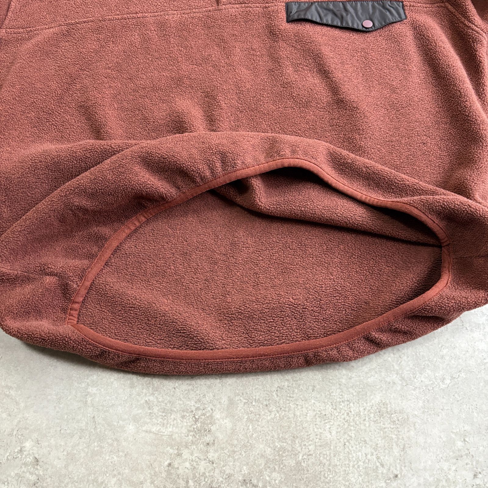 90s 1999年 USA製 patagonia Synchilla Snap T Pullover 【 brown 