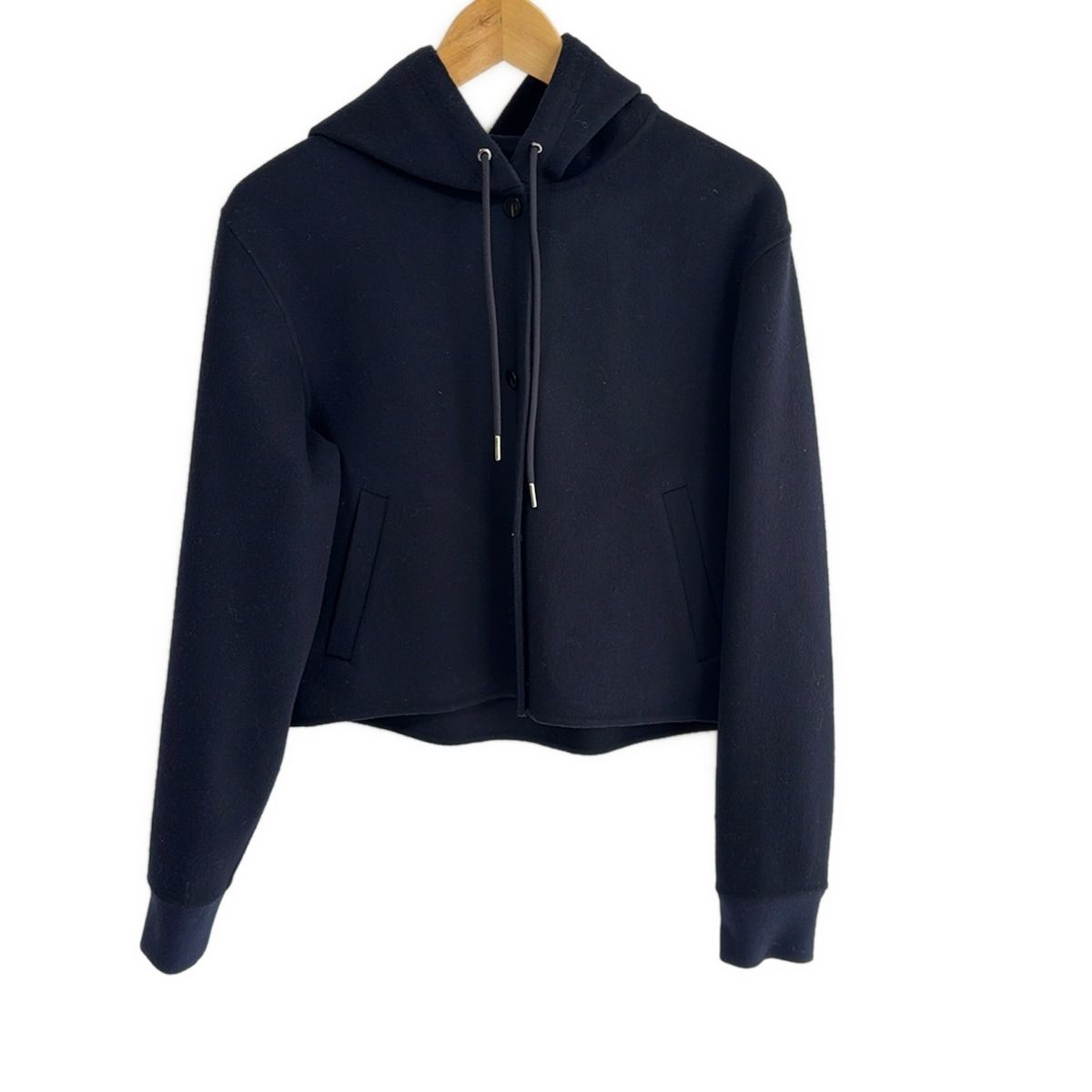 XXL theory 美品 セオリー ブルゾン XL以上 高級 大きめサイズ theory(セオリー) ブルゾン サイズS レディース美品 - ダークネイビー
