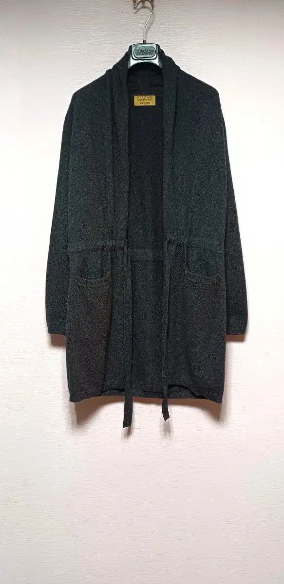 英国ヘリテイジ カシミア100% ニット ロング丈 カーディガン55, 66