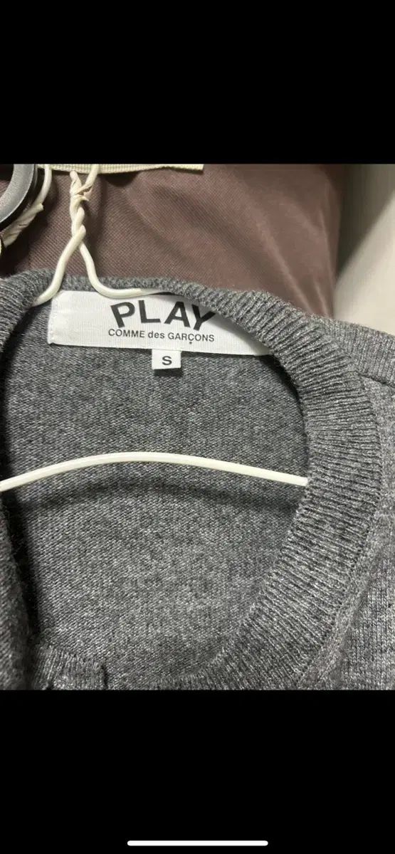 コム デ ギャルソン ラウンド カーディガン S チャコール
