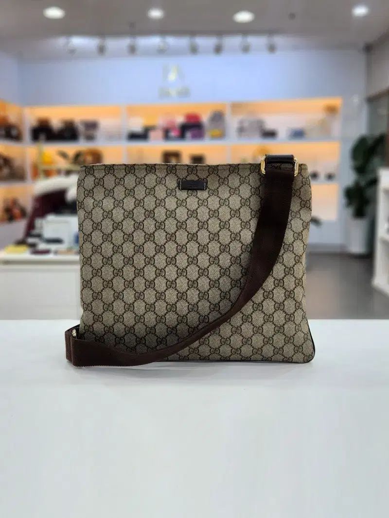 グッチ スプリーム PVC メッセンジャー クロスバッグ 201466