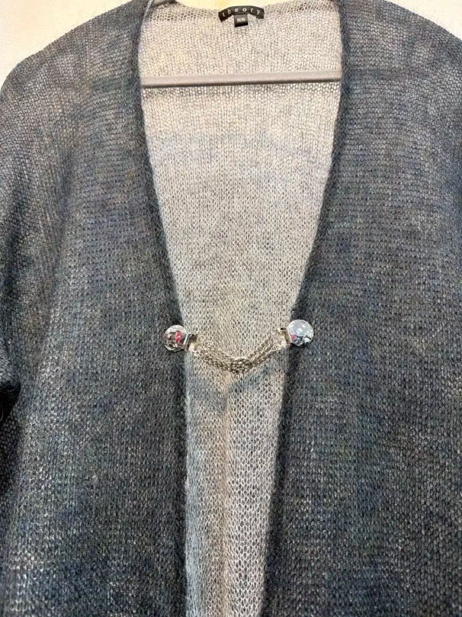  Theory 띠어리 モヘア カーディガン 長袖 カーディガン ボレロ アンサンブル