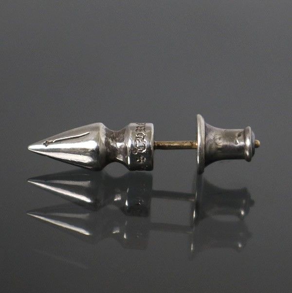 CHROME HEARTS 銀座店 クロムハーツ スパイク スタッド ピアス メンズ シルバー SV925 100956