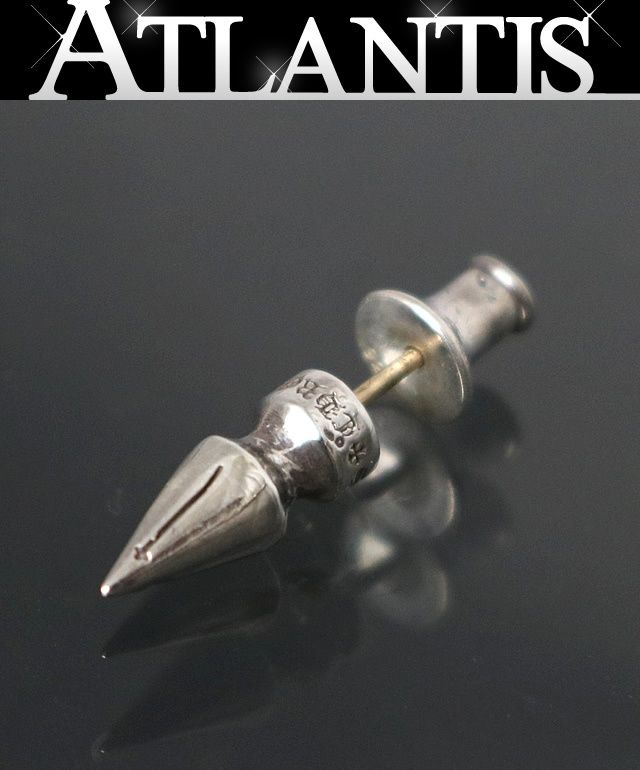 CHROME HEARTS 銀座店 クロムハーツ スパイク スタッド ピアス メンズ シルバー SV925 100956