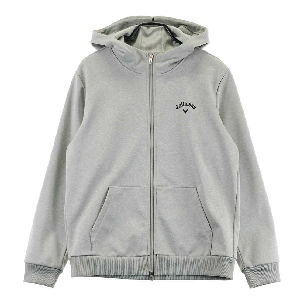 サイズ L CALLAWAY キャロウェイ フード付 ジップジャケット グレー系 240101546124 ゴルフウェア メンズ ストスト