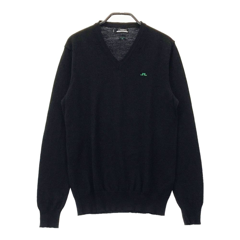 サイズ M J.LINDEBERG ジェイリンドバーグ ニットセーター ブラック系 240101546235 ゴルフウェア メンズ ストスト