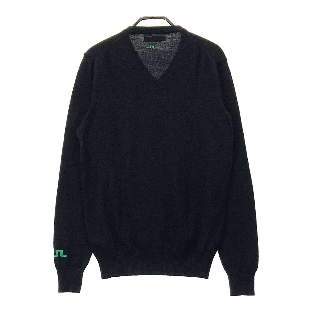 サイズ M J.LINDEBERG ジェイリンドバーグ ニットセーター ブラック系 240101546235 ゴルフウェア メンズ ストスト
