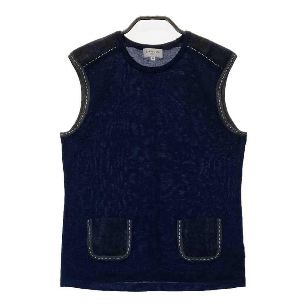 サイズ：38 LANVIN SPORT ランバン スポール ウール ニットベスト