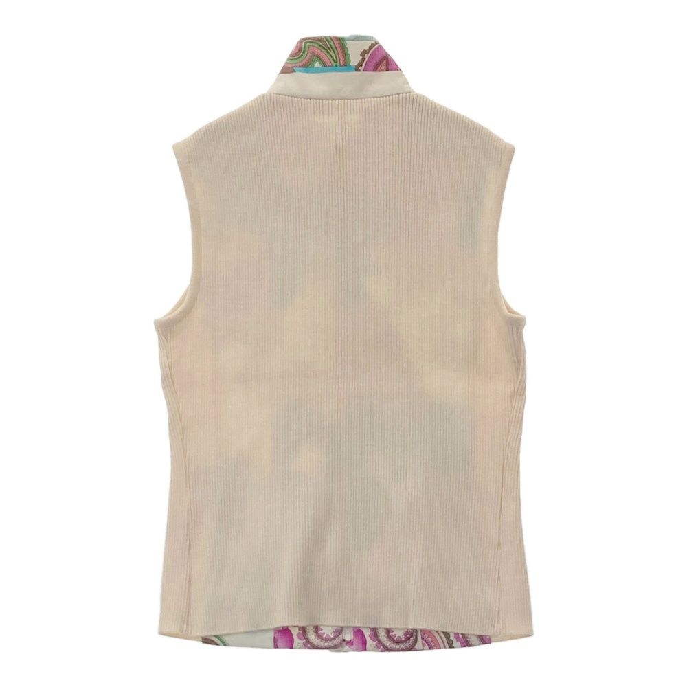 サイズ：38 LEONARD SPORT レオナール スポーツ ニットベスト 切替 総