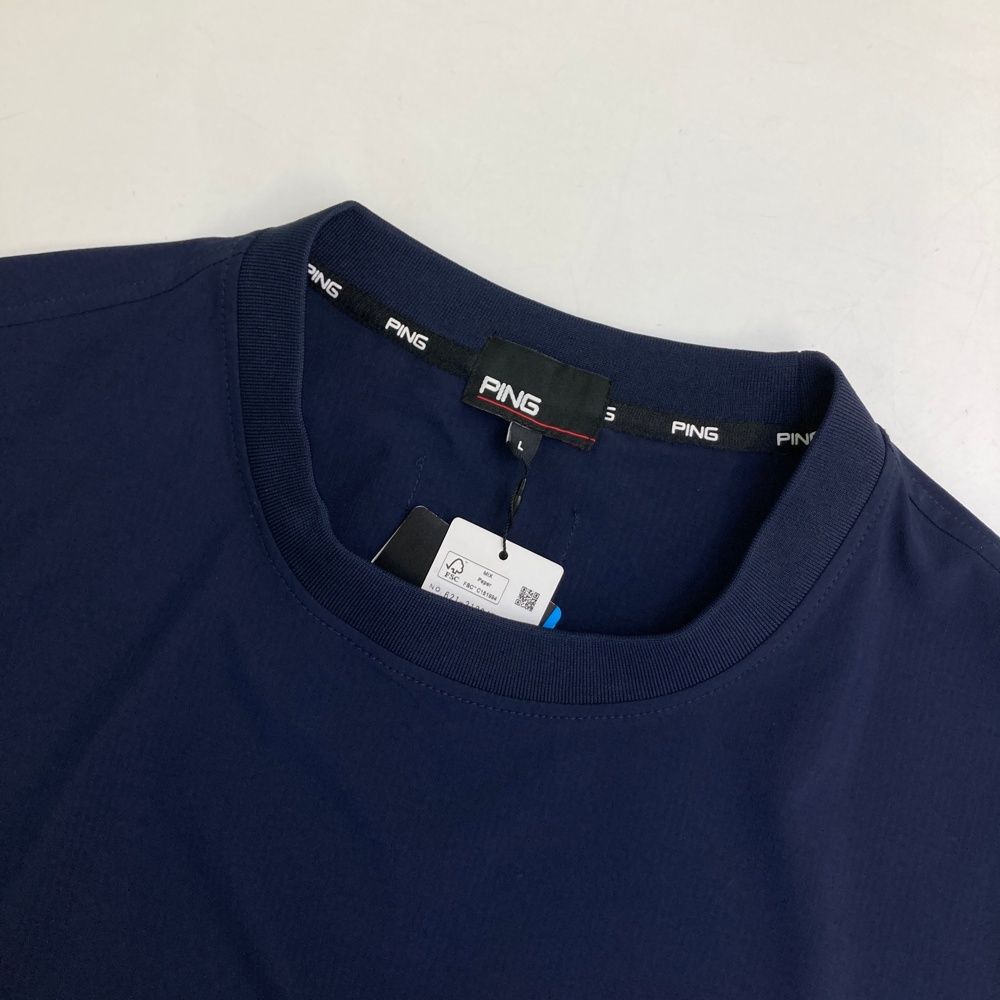 サイズ L PING ピン モデル 半袖 スニードジャケット ブルゾン ネイビー系 240101548398 ゴルフウェア メンズ ストスト LLC-HASEGAWATOSO_COM
