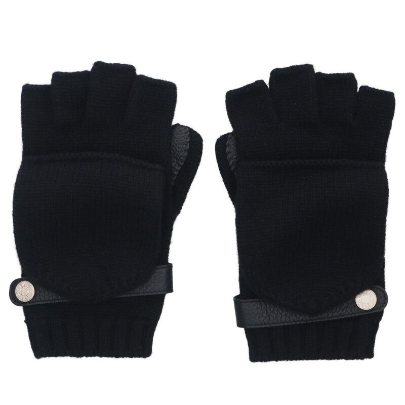 エルメス カシミアフィンガーレス手袋 メンズ M