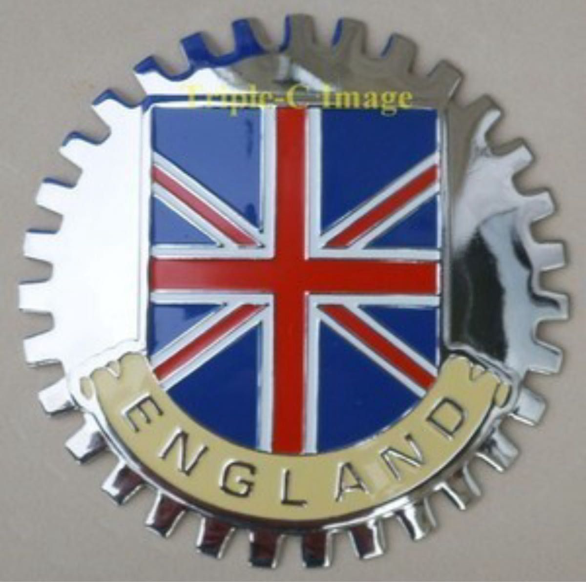 ローバー ミニ イギリス 国旗 ユニオンジャック イングランド グリル バッジ カーバッジ BRIGHTFACE_UK