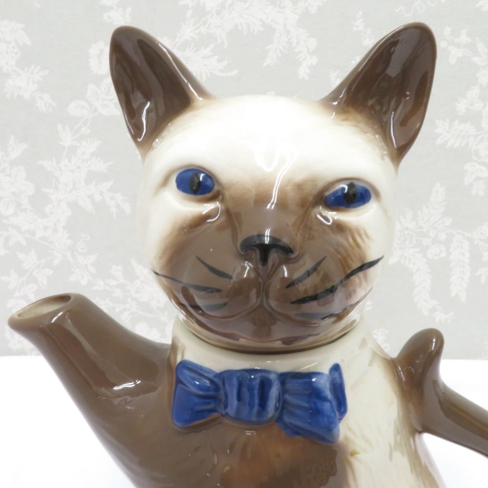 食器 Tony Wood Studio トニーウッドスタジオ ティーポット シャム猫 ネコ