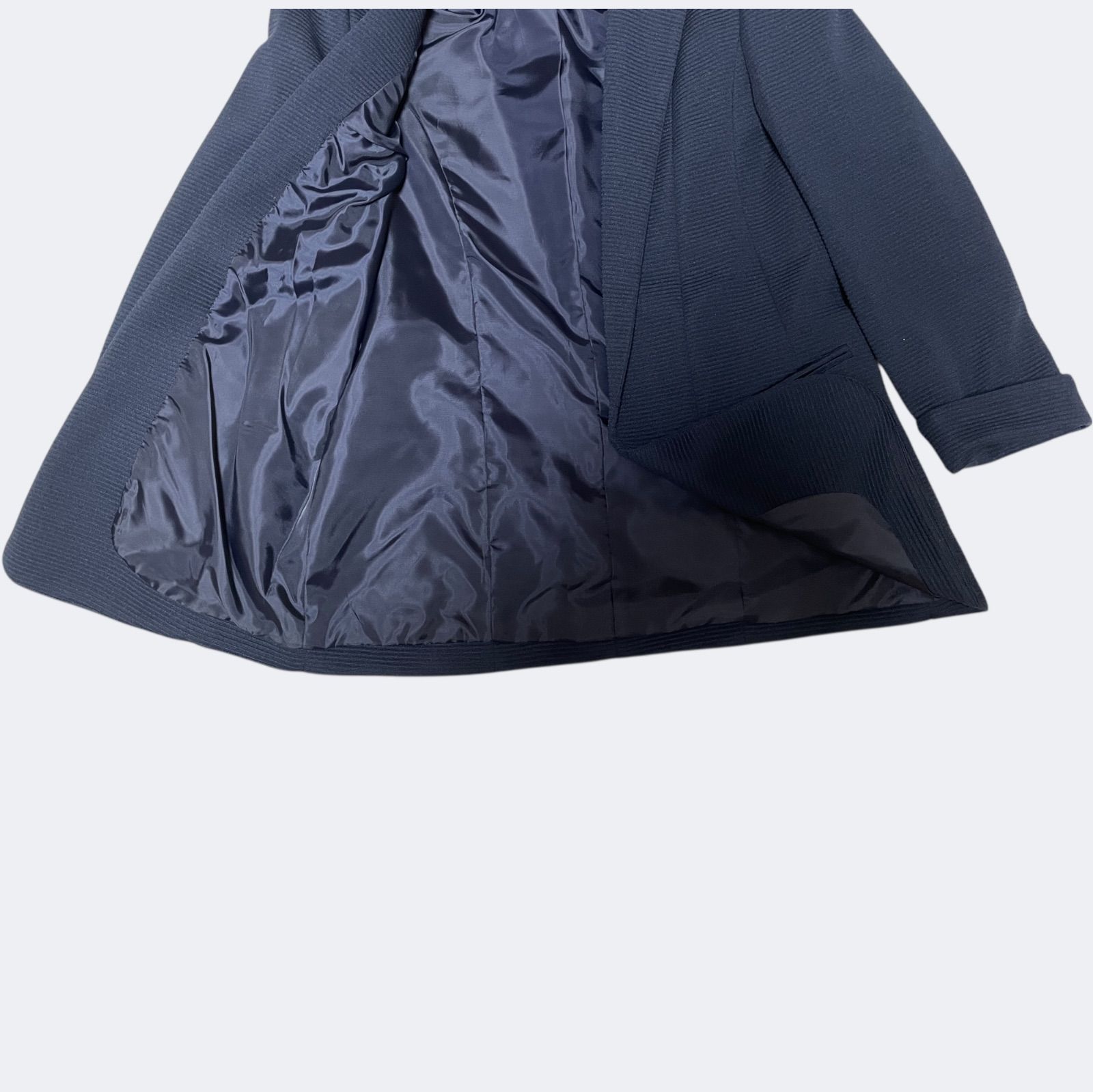 ネイビーリブジャッケット M