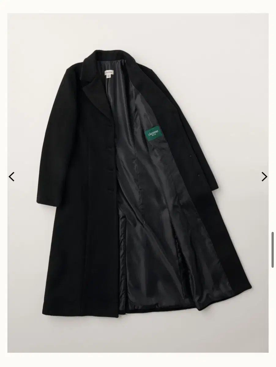 シエンヌ カシミア Single コート ブラック S