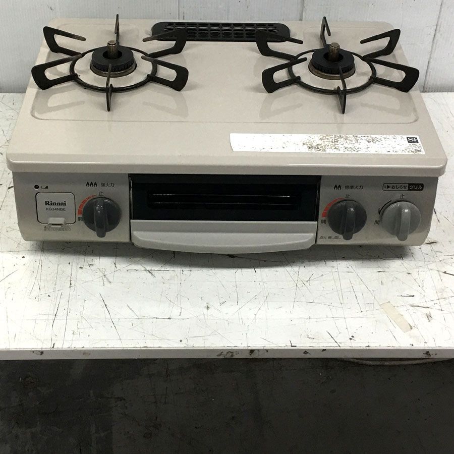 地域 商品 リンナイ 都市ガス KG34NBEL 左強火