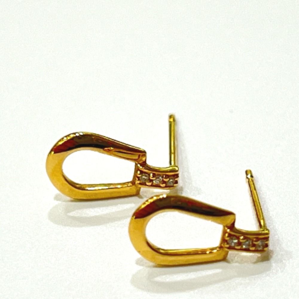 Vendome Aoyama ヴァンドーム青山 ピアス K18 デザイン ダイヤ K18 ゴールド