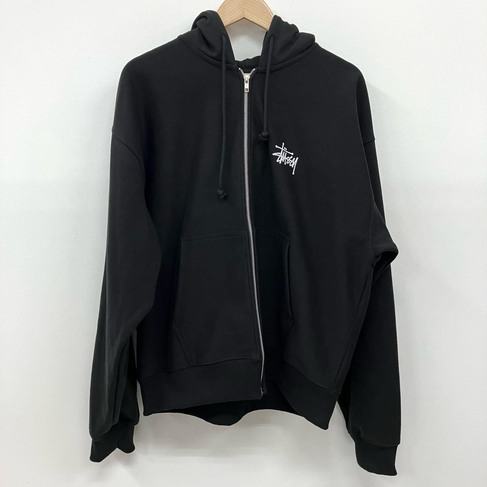 イオン広店 STUSSY ステューシー パーカー BIG - MEATY ZIP PARKA ブラック サイズ XL 103
