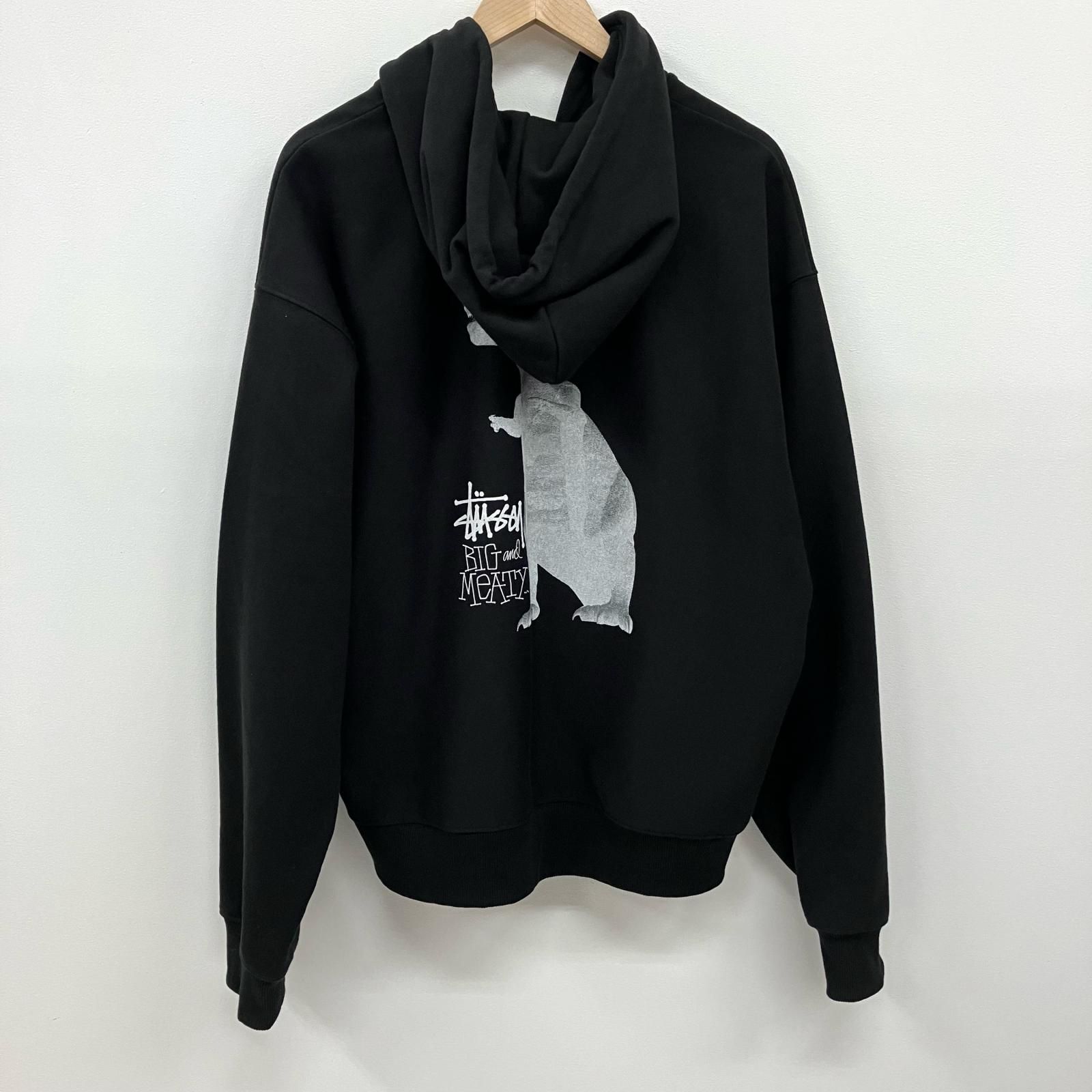 イオン広店 STUSSY ステューシー パーカー BIG - MEATY ZIP PARKA ブラック サイズ XL 103