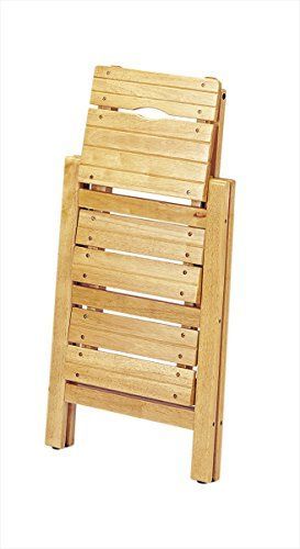 koeki 折り畳みステップチェア3段 ナチュラル FST65 NA