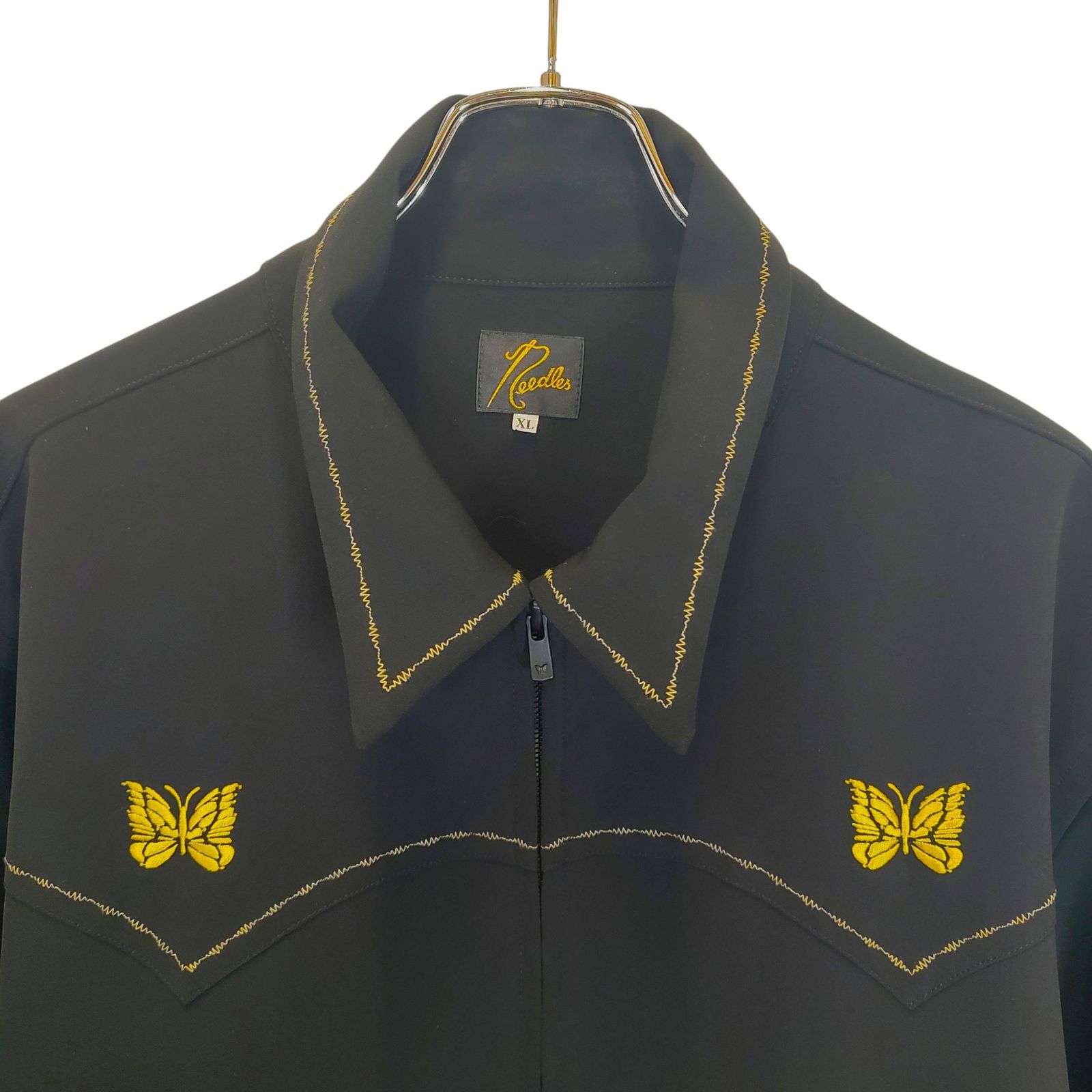 Needles ニードルス 23AW Western Sport Jacket Leisure Pant セットアップ NS148 NS149 ジャケットXL パンツL ブラック メンズ KANDAIZUMI_COM