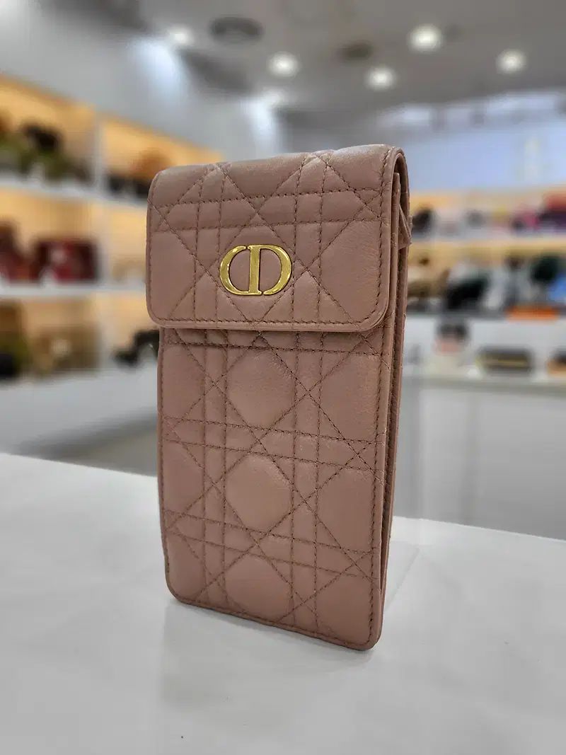 ディオール カロ GOLD チェーン 携帯ホルダー クロスバッグ s5105