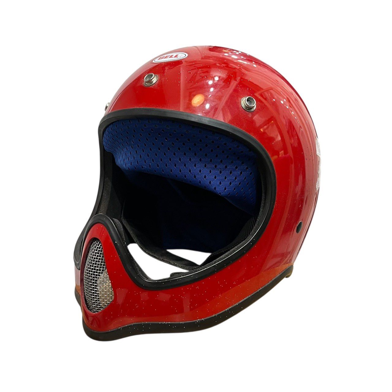 70s ビンテージ BELL TRAILSTAR フルフェイス ヘルメット レッド M 70年代 ヴィンテージ ベル バイカー オートバイ レーシング