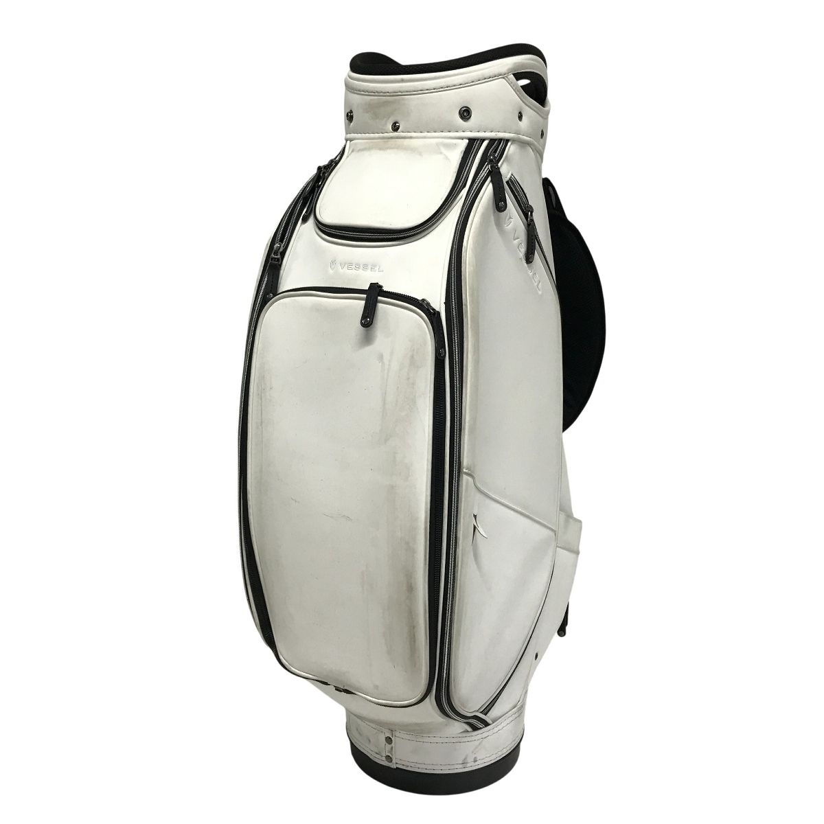 VESSEL LUX Cart JP ラックス カート キャディバッグ 6口 WHITE ホワイト ゴルフバッグ F10582592