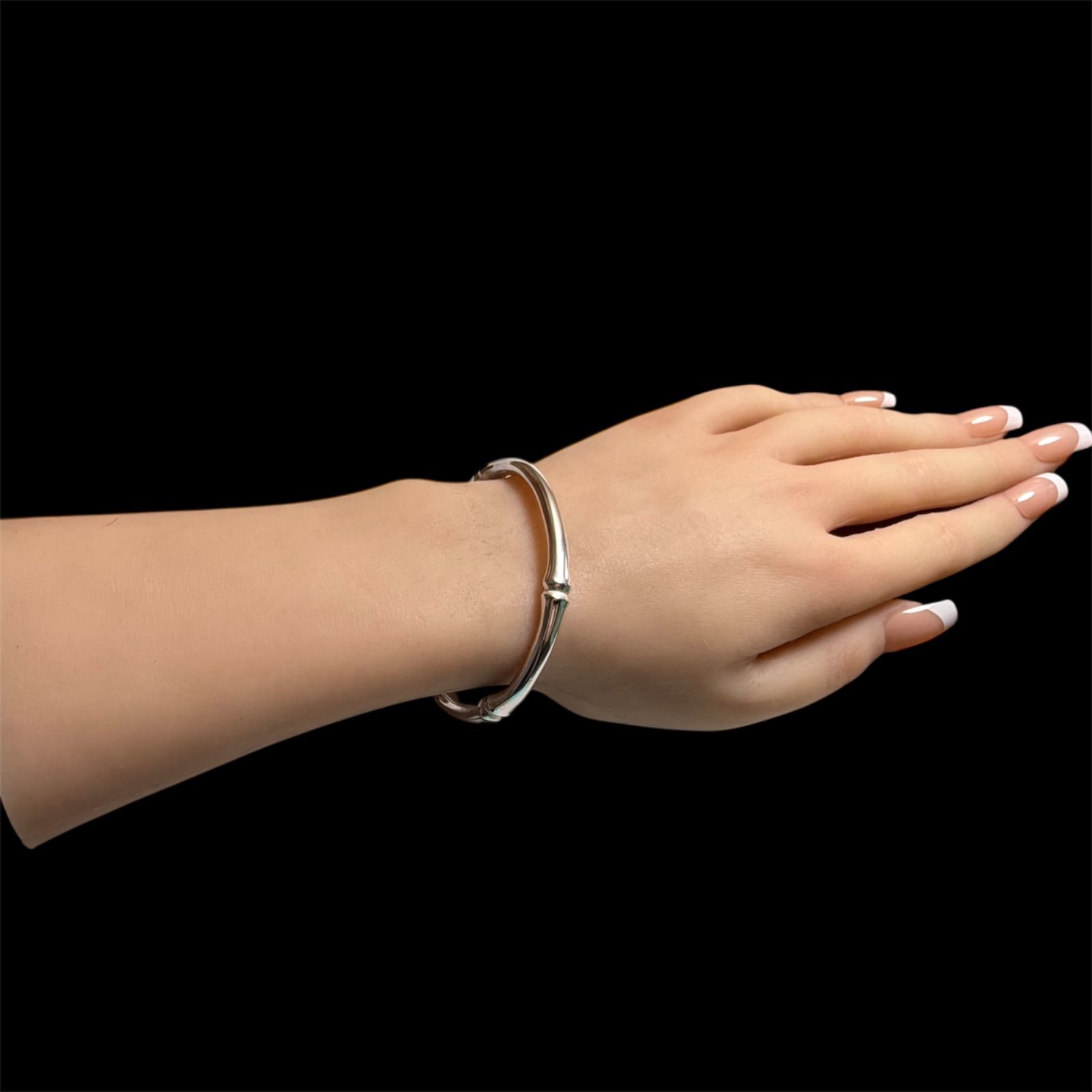 ティファニー シルバー チタン 1837 バングル ブレスレット カフ ティファニー シルバー チタン 1837 バングル ブレスレット カフ