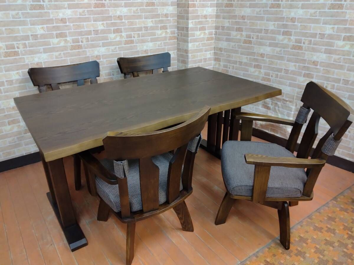 一部地域除く 和風 食卓テーブル5点セット コハル 品