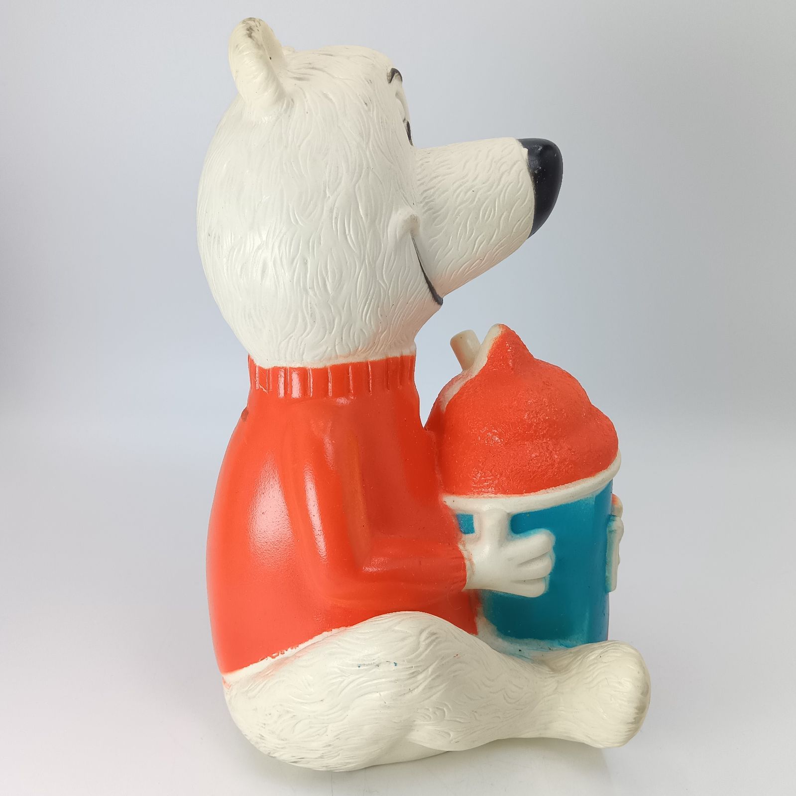 1970 s ICEE BEAR アイシーベアー 貯金箱 ソフビ アドバタイジング TALLINNNEXPO_COM