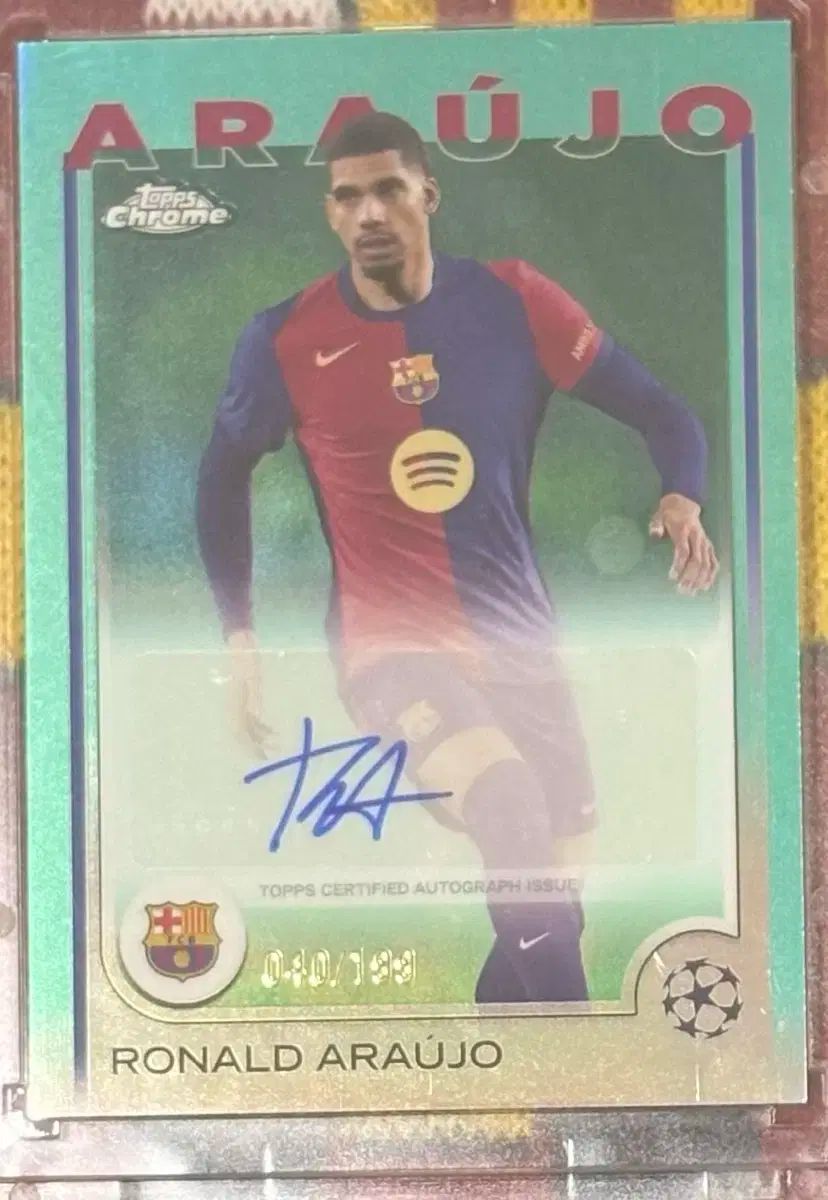 TOPPS バルセロナ ラウーロ ハン HAN サイン入りカード 199枚