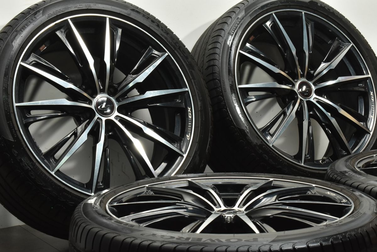カスタム用に レオニス GX 19 in 8 J 35 PCD 114 3 ピレリ パワジー 245 40 R アルファード ノア ヴォクシー オデッセイ エルグランド