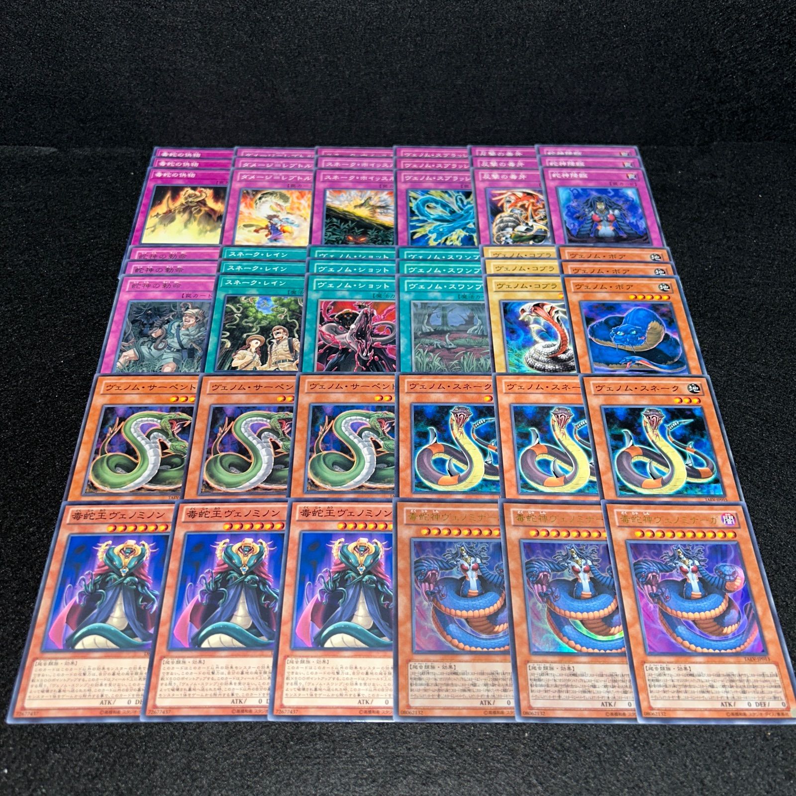 No.PP226 遊戯王 ヴェノム デッキパーツ プロフェッサーコブラ 毒蛇神
