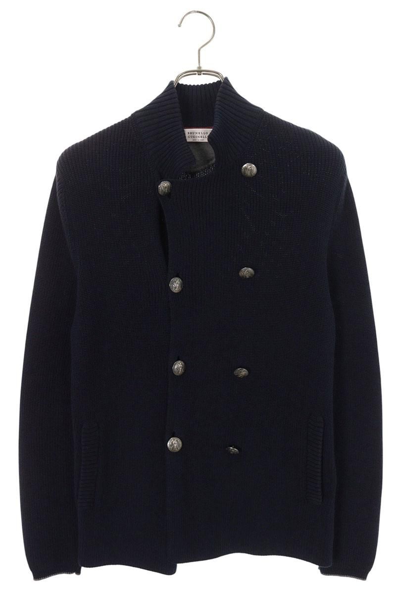 ブルネロクチネリ ボタン装飾カーディガン メンズ 48