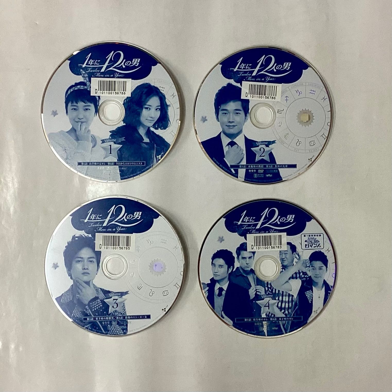 韓流ドラマ ツインセット⑦ 1年に12人の男 全8巻+ラブレイン 全10巻