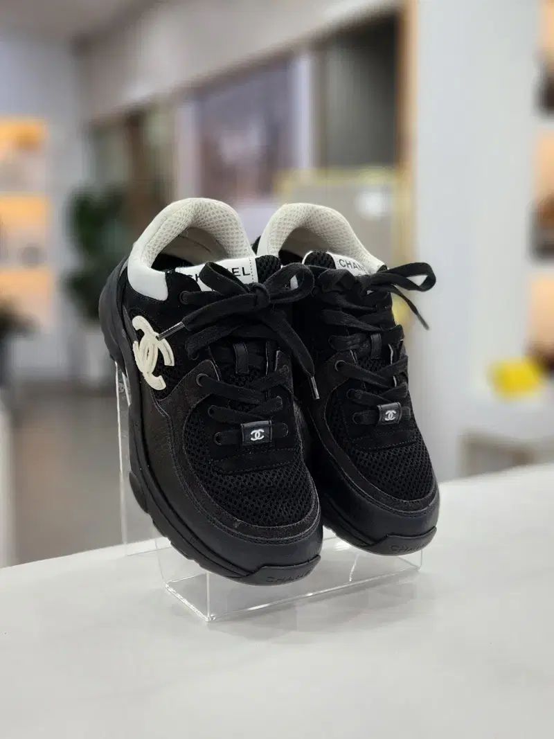 シャネル スニーカー スウェード ロートップ レディース 36サイズ