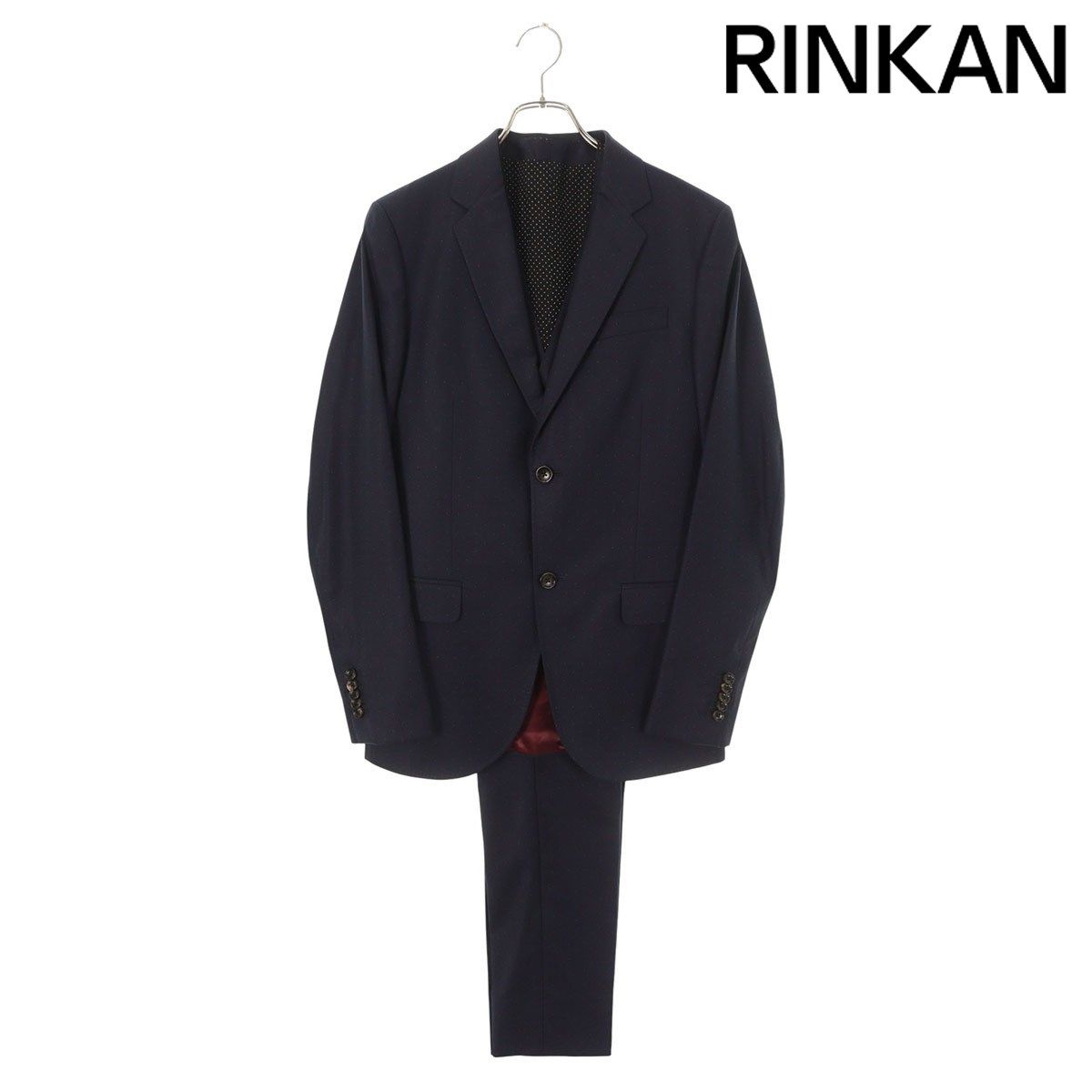 グッチ 932 U 04 261 YFN ドット柄スリーピースセットアップ メンズ 7 44 R