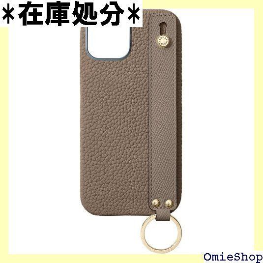 BONAVENTURA for iPhone16 ハンドル付き バックカバーケース ゴールド エトープイタリアンレザー 本革 プレゼント ギフト BWHTG16-ET 2004