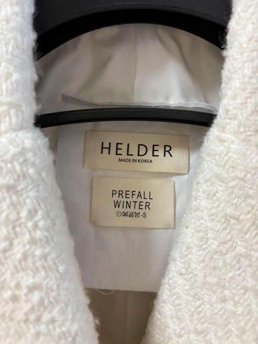 HELDER ツイード ジャケット 白 Sサイズ ONE PIECE 着用可