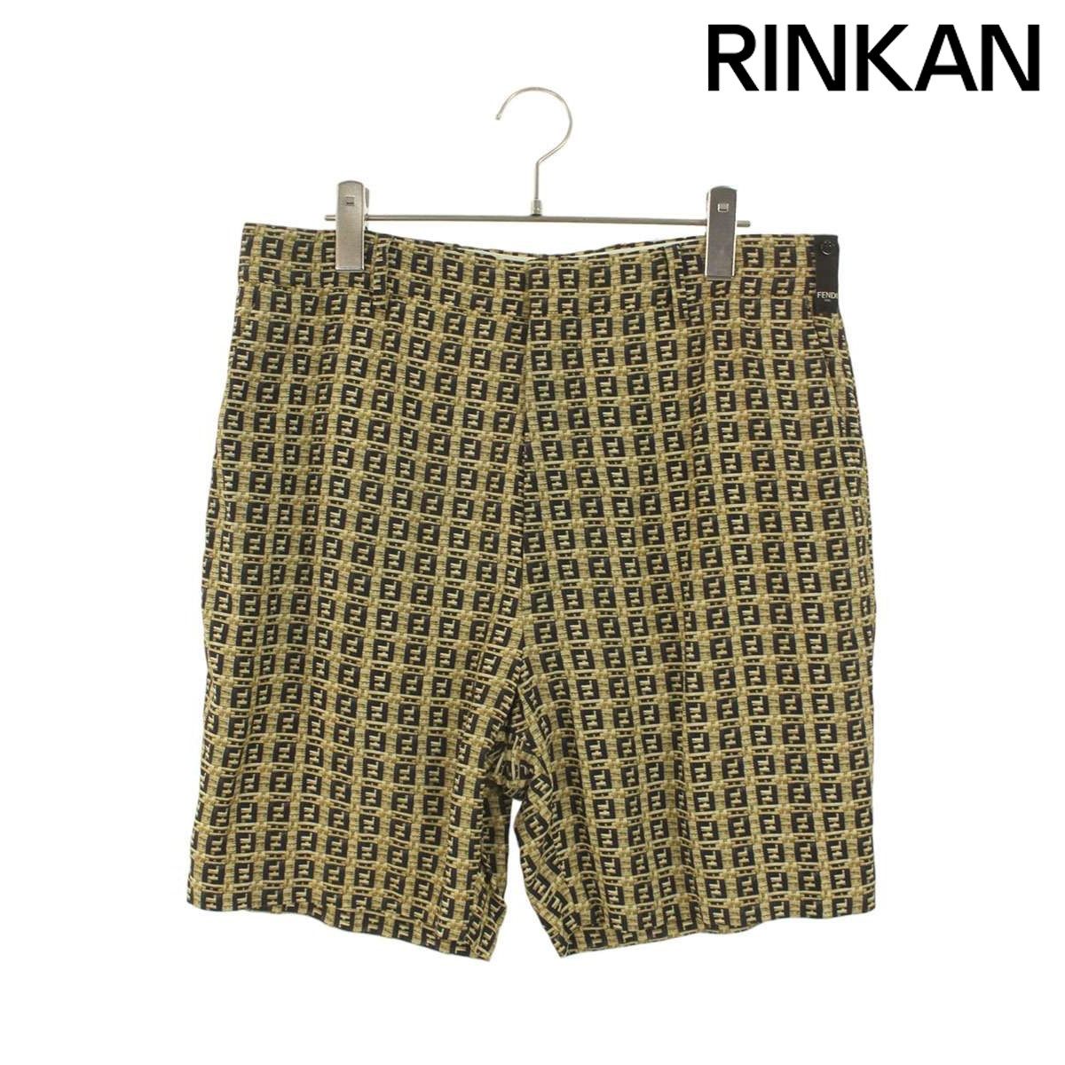 フェンディ FB0521 AFEI ズッカ総柄ハーフパンツ メンズ 48