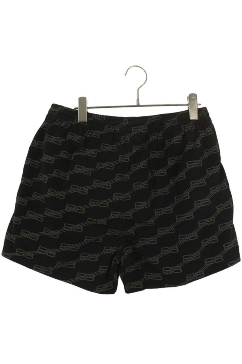 バレンシアガ 698319 4 C 0 B 2 BBモノグラムナイロンショーツ メンズ S