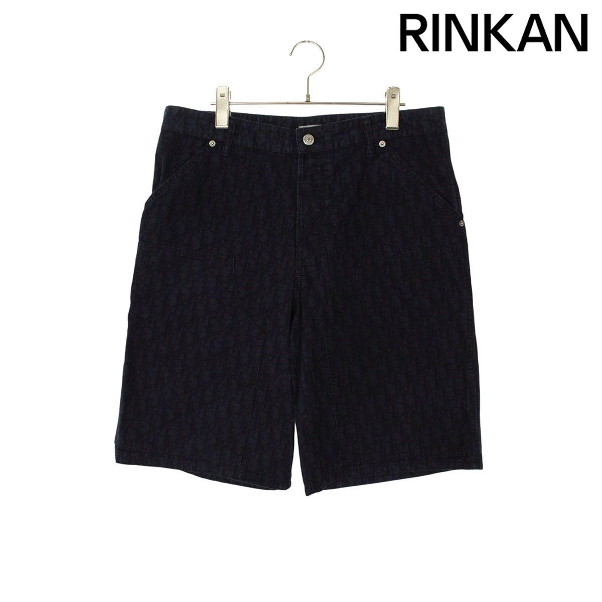 ディオール 283D013AY517 オブリーク総柄カーペンターハーフハーフパンツ メンズ 30