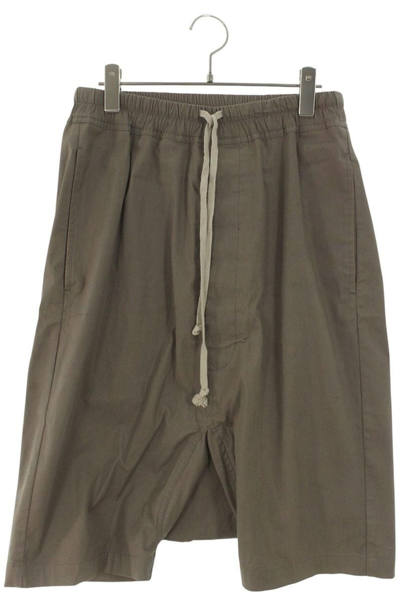 リックオウエンス 24 SS -TE Ricks Podsドローストリングハーフパンツ メンズ 44