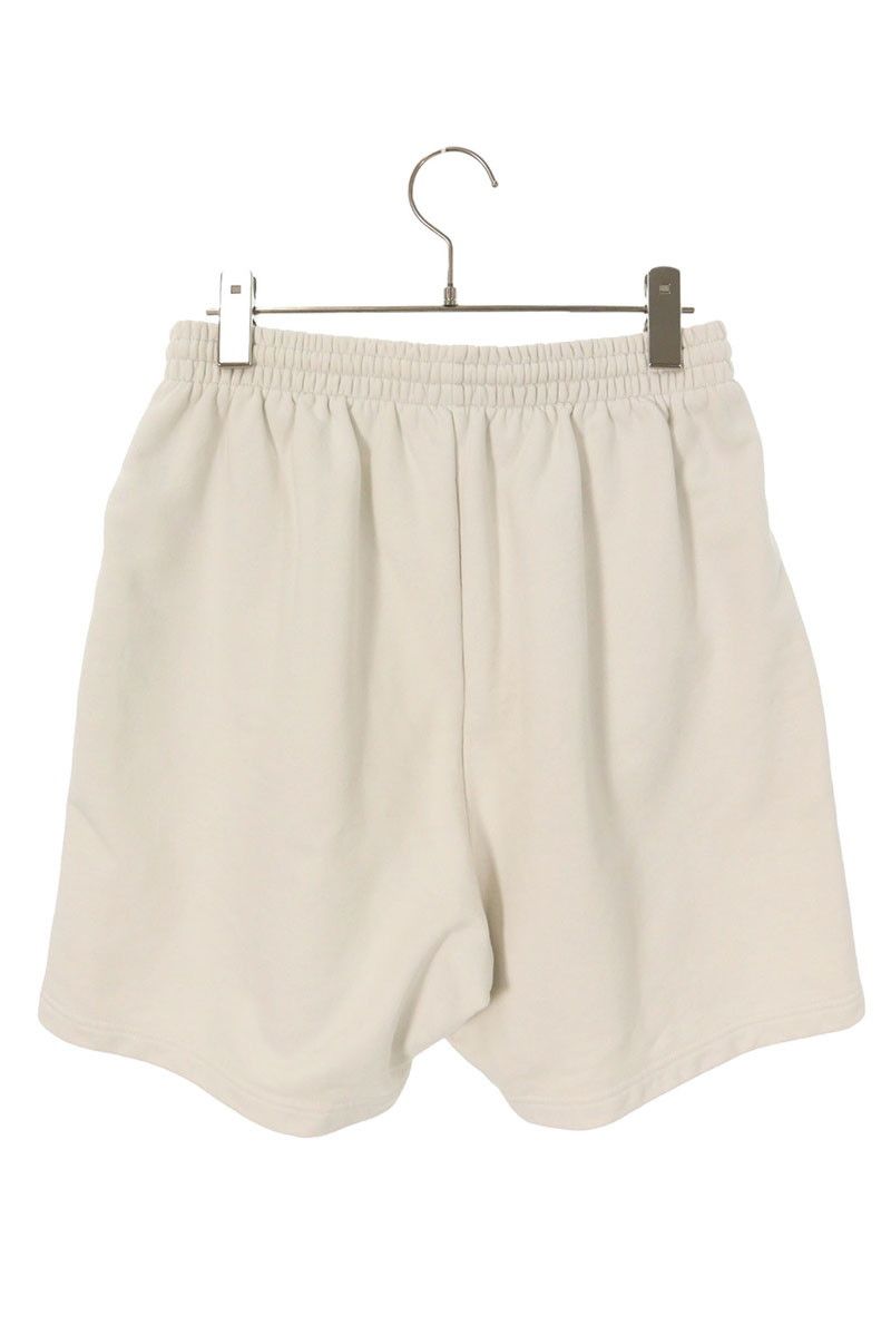 バレンシアガ 641608 TKVI 9 キャンペーンロゴ刺繍スウェットハーフパンツ メンズ XS