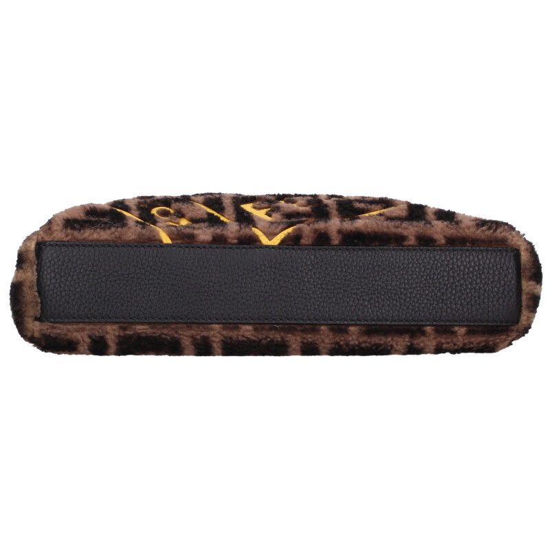 フェンディ FENDI ワンショルダー　ズッカ柄 レザー マルチカラー 未使用 フェンディ 7VA422/ピーカーブフィットミニ ズッカ柄ボアレザー