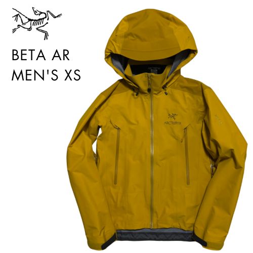 アークテリクス ベータAR メンズXS イエロー ゴアテックス ナイロン 防水
